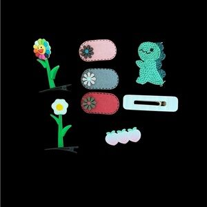 Cute Cartoon Hair Accessories Set